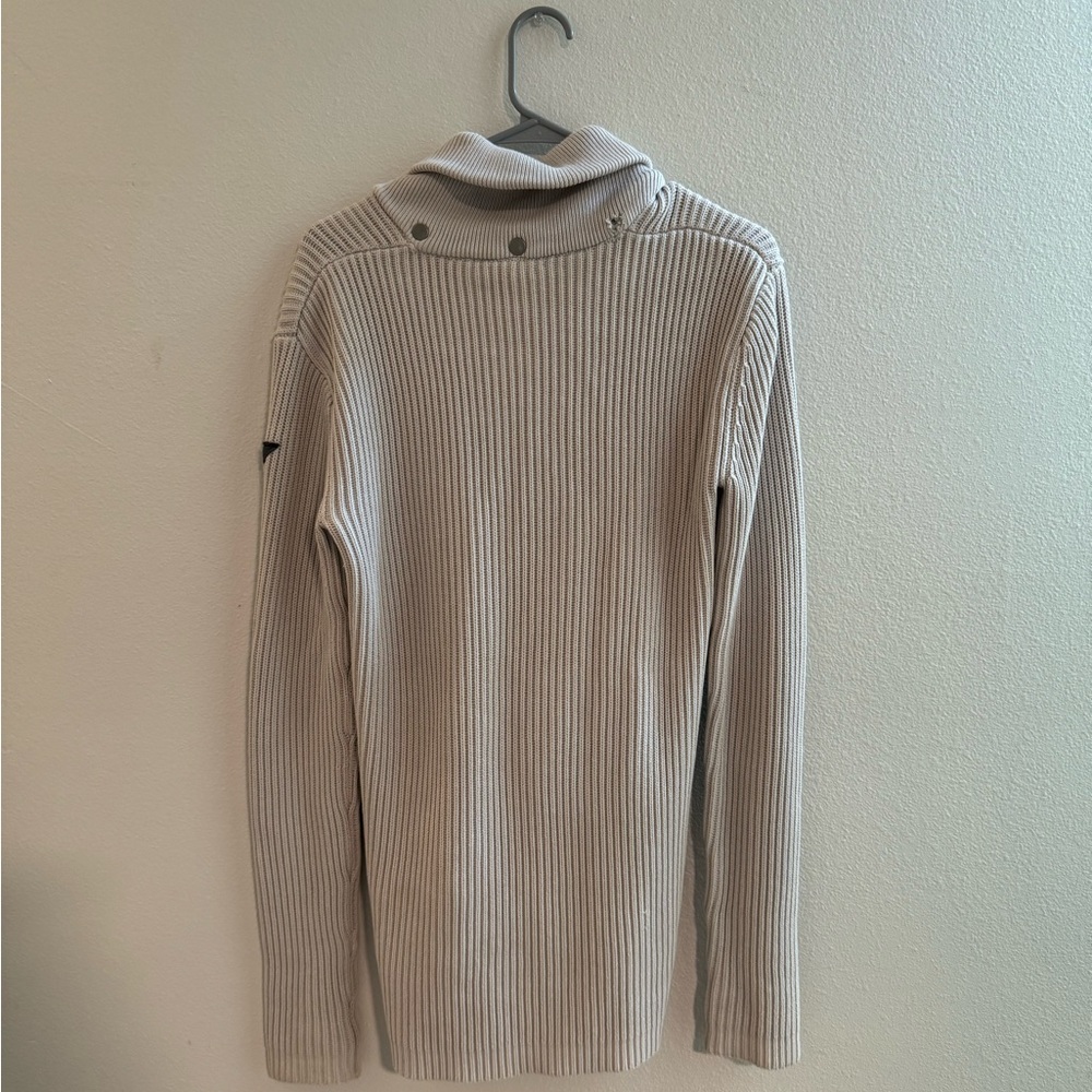 Diesel Cream Ribbed Knit Sweater - Picture 4 of 5